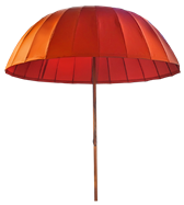 Umbrella Domed - 2.4m - Melon